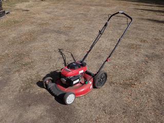 Troy-Bilt Lawn Mower w/ Electric Start And Honda Gas Engine *Note: Throttle Cable Broken* **Located In Edmonton**