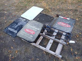 Qty Of Assorted Mudflaps And Hangers **Located In Edmonton**