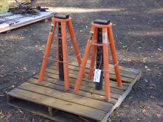 (2) Strongarm 10-Ton Vehicle Safety Stands **Located In Edmonton**