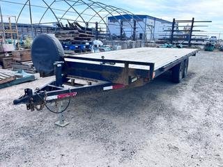 2014 Rainbow Trailers 20FT Deck Over T/A Trailer c/w 2 5/16 Ball Hitch, 20FT Working Deck, Ramps And 235/80R16 Tires. VIN 2RGBH2022E1001441 *Located @ 235130 Wrangler Drive, Rocky View County, AB. For More Information Call Tony @ 780-935-2619*