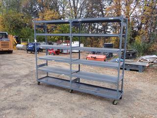 100in X 19in X 72in Portable Shelving Unit **Located In Edmonton**