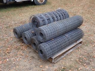 Qty Of 36in And 48in(W) Rolls Of Welded Wire Mesh *Note: Lengths Unknown* **Located In Edmonton**