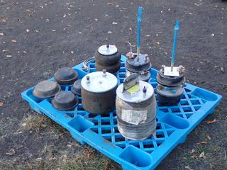 (2) Unused Midland Spring Brake Chambers c/w Air Bags **Located In Edmonton**