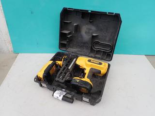 Dewalt DC616 18V 1 1/4in - 2 1/2in Finish Nailer c/w (2) Batteries And Charger **Located In Edmonton**