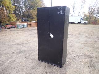 36in X 18in X 72in 2-Door Storage Cabinet **Located In Edmonton**