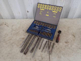 Mastercraft Maximum S.A.E Metric Tap And Die Set c/w Qty Of Assorted Punches **Located In Edmonton**