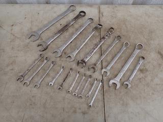 Qty Of Assorted 1 1/4in - 5/16in Wrenches **Located In Edmonton**