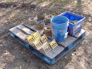Qty Of 4in Winch Straps c/w Winch Bar And Strap Guards **Located In Edmonton**