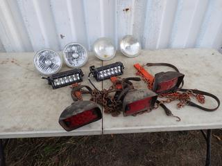 Qty Of Headlights, LED And Hazard Lights **Located In Edmonton**