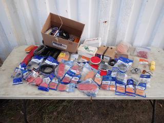 Qty Of Assorted Trailer Lights, Grommets, LED License Lamps, Marker Lamps, First Aid Kits And Conspicuity Tape **Located In Edmonton**