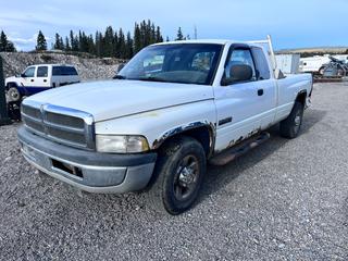 2001 Dodge Ram 2500 4X2 Pickup c/w Cummins 24 Valve Turbo Diesel, A/T, Headache Rack And LT245/75R17 Tires. Showing 473,503kms. VIN 1B7KC23691J513965 **This Item Is Located In Hinton AB, For More Info Contact Tony @780-935-2619**