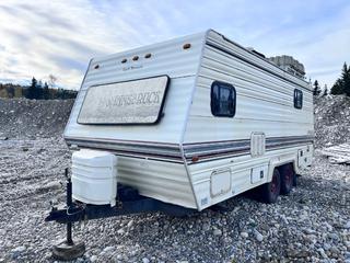 1990 Gulf Stream 2109 Innsbruck T/A Holiday Trailer C/w Fridge, Stove, Furnace, Bathroom VIN 510T2109IN11233 **This Item Is Located In Hinton AB, For More Info Contact Tony @780-935-2619**