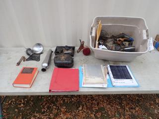 Qty Of Assorted Harley Davidson Bike Parts And Manuals **Located In Edmonton**