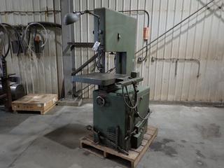 Powematic Model 87 208V 3-Phase Bandsaw, SN 087269 c/w Powermatic Model 600 220V Blade Welder, SN 099243