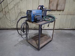 Miller 24V Constant Speed Dual Wire Feeder c/w Bernard Stinger And Stand. SN KF889966