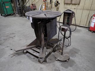 10-Spd Welding Positioner w/ Reliance Electric DC1 VS Drive Controller And 3ft Table
