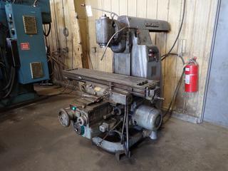 Cincinnati 205-12 M.I. Plain LL Horizontal Milling Machine C/w 420V, 3PH, 54in x 12in Table SN 2J2P5VE-6 *Note: Buyer Responsible For Power Disconnect And Removal* **For Your Convenience Quote Available From Rusty's Equipment For Power Disconnect, Fluids Drained, Rigging(If Required) And Loaded On Your Transport for a Cost $950**