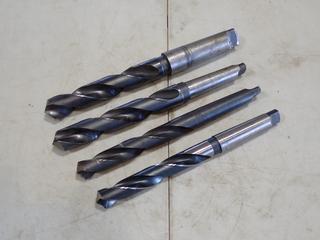 1 17/32, 1 11/64, 1 1/2 And 1 1/4in Taper Shank Drill Bits