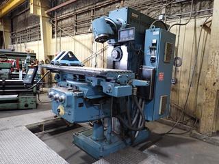 WMW Heckert FU400S 460V 3-Phase Knee-And-Column Milling Machine w/ 62in X 15in Table And Newall DP900 Digital Readout. SN 326211/178 *Note: Buyer Responsible For Power Disconnect And Removal** **For Your Convenience Quote Available From Rusty's Equipment For Power Disconnect, Fluids Drained, Rigging(If Required) And Loaded On Your Transport for a Cost $1,650**