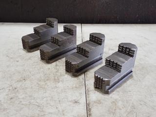 Qty Of (4) 6in X 2 1/4in X 2 5/8in Jaws