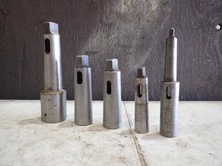 Qty Of (5) Taper Drill Sleeve Adapters
