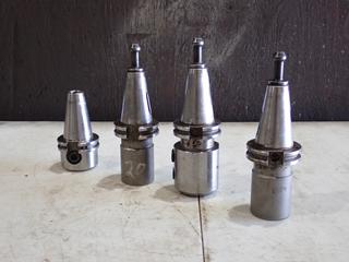 Qty Of (4) GS CAT40 1 1/4 Tool Holders