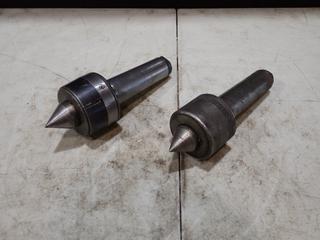 (1) Poland PZKKS5 And (1) Bison 8811-51 Live Spindle Centers