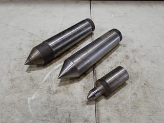 (1) 11in, (1) 10 1/2in And (1) 5 1/2in Lathe Dead Centers