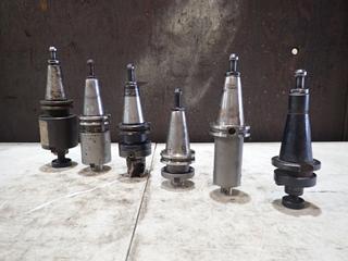 Qty Of (6) Assorted CAT40 Tool Holders