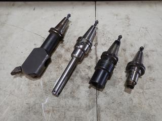 Qty Of (4) Assorted CAT40 Tool Holders