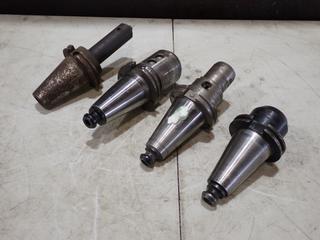 (1) Valenite, (1) Lyndex, (1) Erickson And (1) Parlec CAT50 Tool Holders