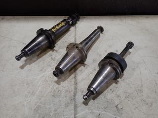 (1) Sandvik, (1) GS Tooling And (1) Parlec CAT50 Tool Holders