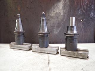 Qty Of (3) Sandvik Coromant Varilock CAT50 Boring Head Tool Holders