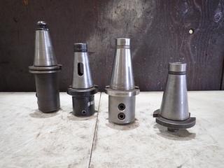 (1) Narex, (1) GS Tooling, (1) Seco And (1) Sandvik CAT50 Tool Holders