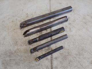 Qty Of (5) Assorted Size Boring Bars