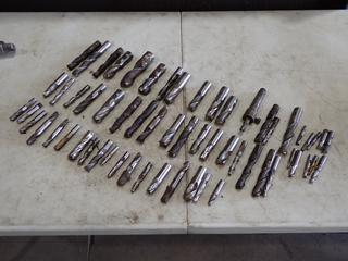 Qty Of Assorted Size End Milling Bits
