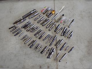 Qty Of 1/4, 3/8, 1/2, 9/16 And 5/8in To 1 1/4in End Milling Bits