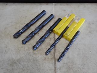 Qty Of (3) 30mm And (2) 20mm Taper Shank Drill Bits