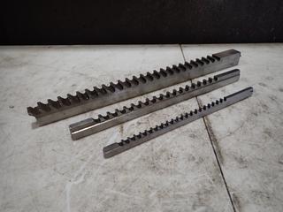 1in, 1/2in And 1/4in Keyway Broach Cutters *Note: 1in End Broken*