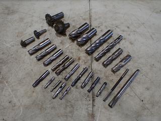 Qty Of 1/2in - 1 1/2in End Mill Milling Cutter Bits
