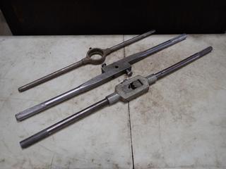 (2) Tap Wrenches And (1) Die Handle Wrench