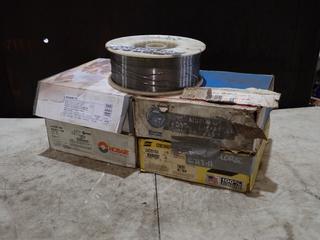 Hobart .045in, ESAB 1/16in, Solidarc .045in And Blueshield Air Liquide 3/64in Welding Wire