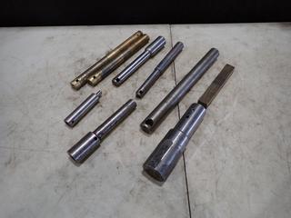Qty Of Assorted Adaptor Holders And Brass Boring Bar