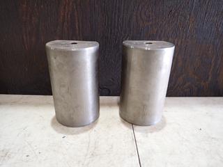 (2) 7 3/4(H) X 4 3/4in OD Steel Bushings