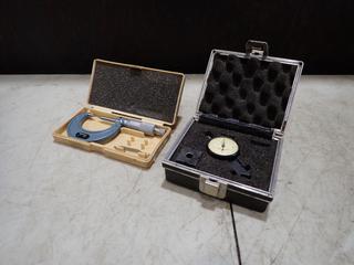 Allen Gauge Thread Gauge w/ Mitutoyo 0-1in Spline Micrometer