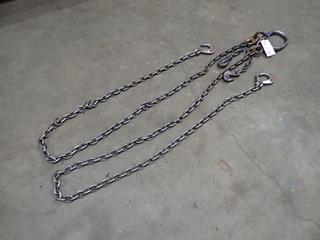 2011 EVB Italy 3/8in 12,300lb Cap. 2-Leg Lifing Chain