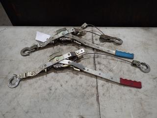 (2) Come Along Cable Pullers
