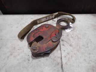Renfroe 4-Ton Plate Clamp. SN SS28324