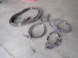Qty Of Assorted Ground, Stinger And Welding Cables