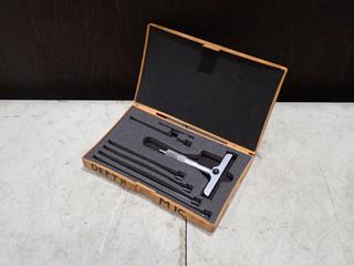 Mitutoyo Dept Micrometer w/ Interchangeable Rods